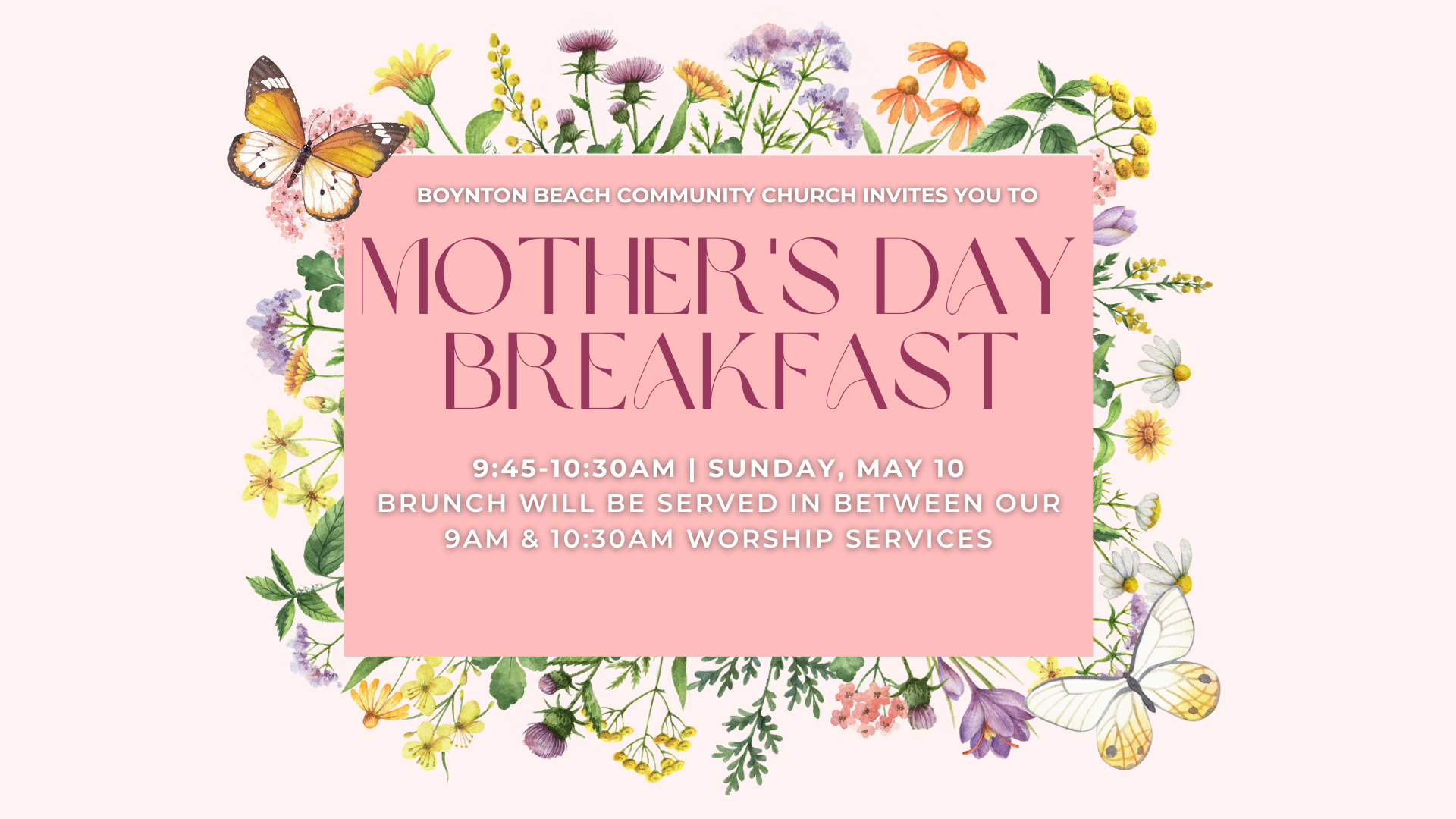Mother's Day Brunch