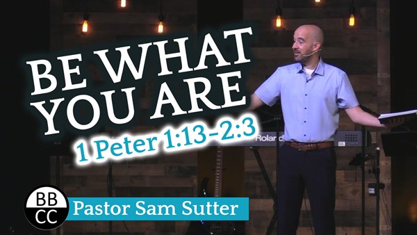 Be What You Are 1 Peter 1:13-2:3